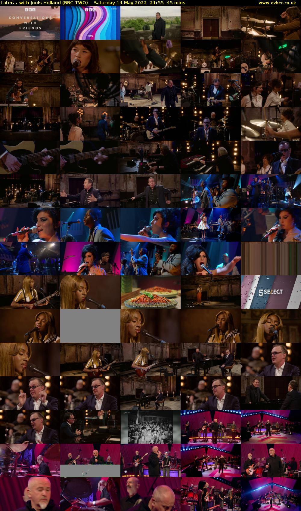 Later... with Jools Holland (BBC TWO) Saturday 14 May 2022 21:55 - 22:40