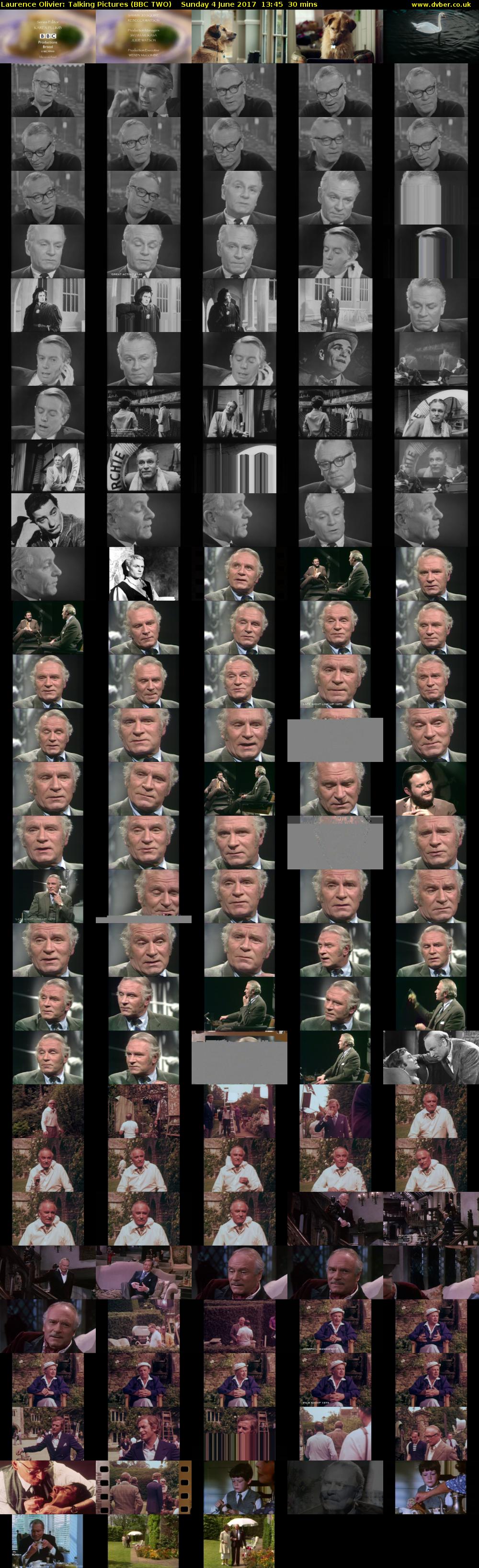Laurence Olivier: Talking Pictures (BBC TWO) Sunday 4 June 2017 13:45 - 14:15