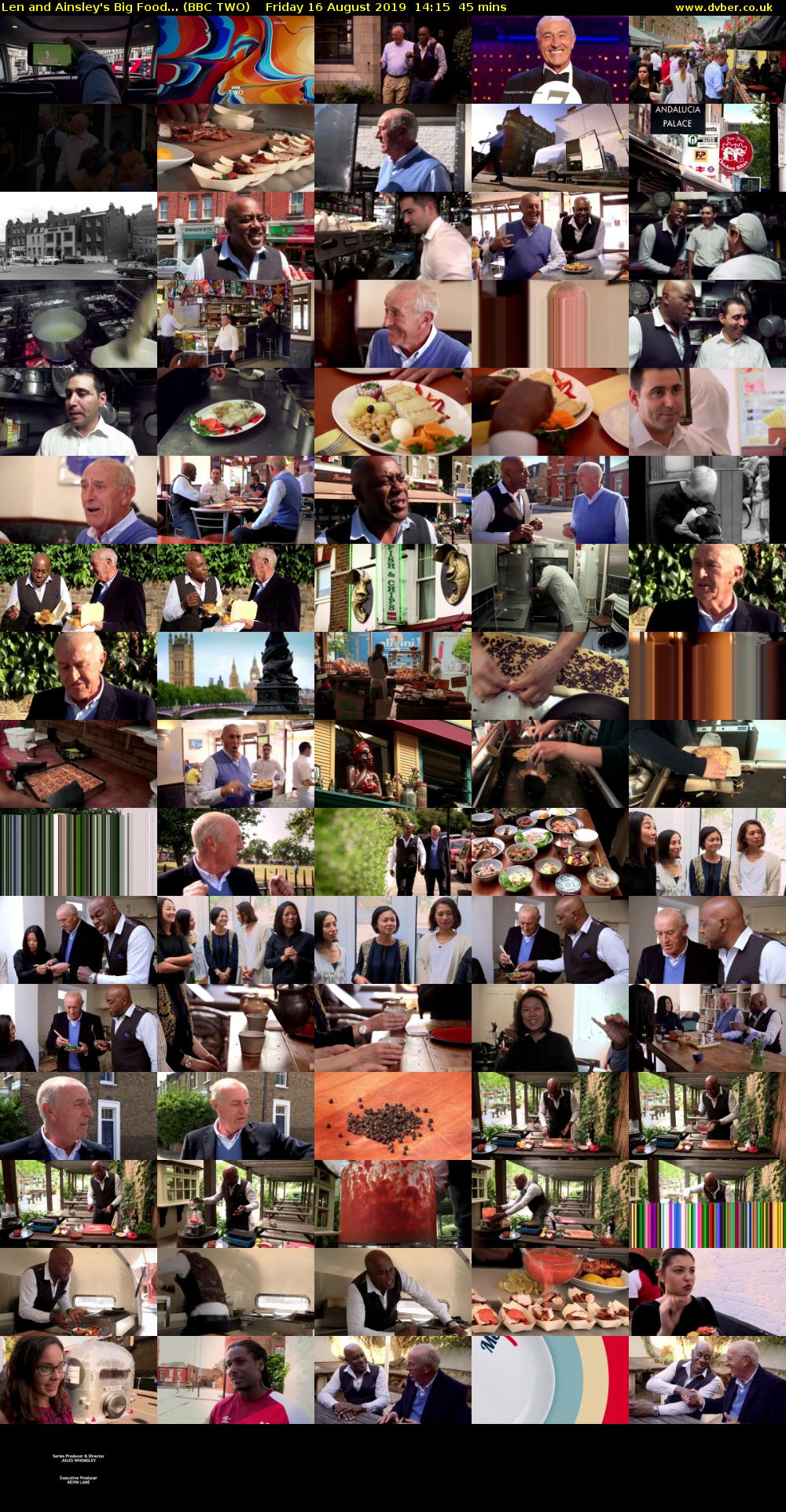 Len and Ainsley's Big Food... (BBC TWO) Friday 16 August 2019 14:15 - 15:00
