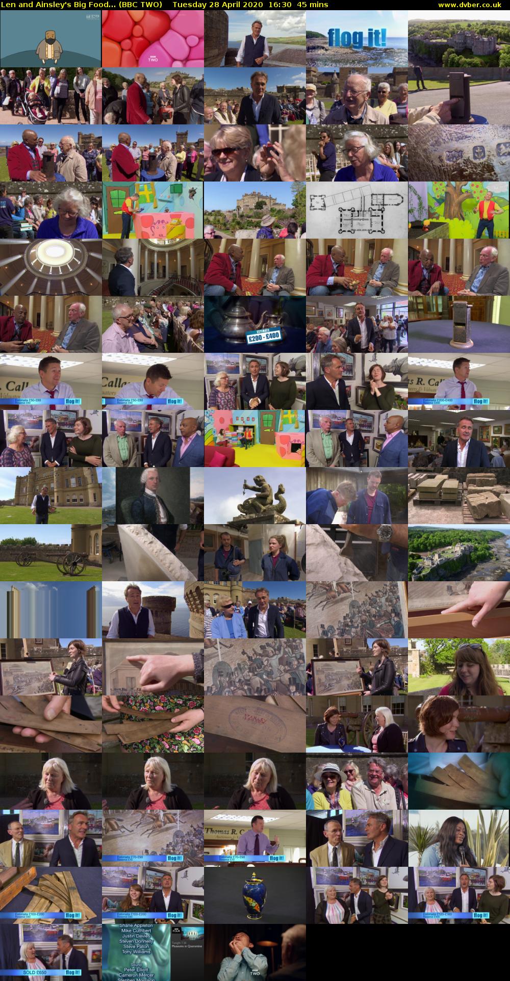 Len and Ainsley's Big Food... (BBC TWO) Tuesday 28 April 2020 16:30 - 17:15