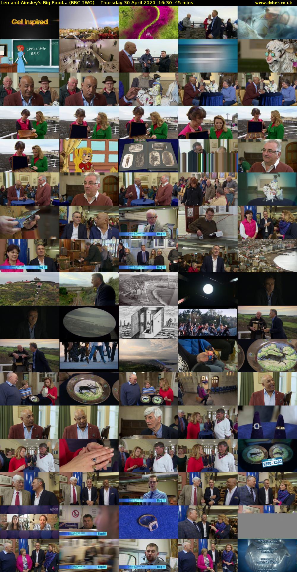 Len and Ainsley's Big Food... (BBC TWO) Thursday 30 April 2020 16:30 - 17:15