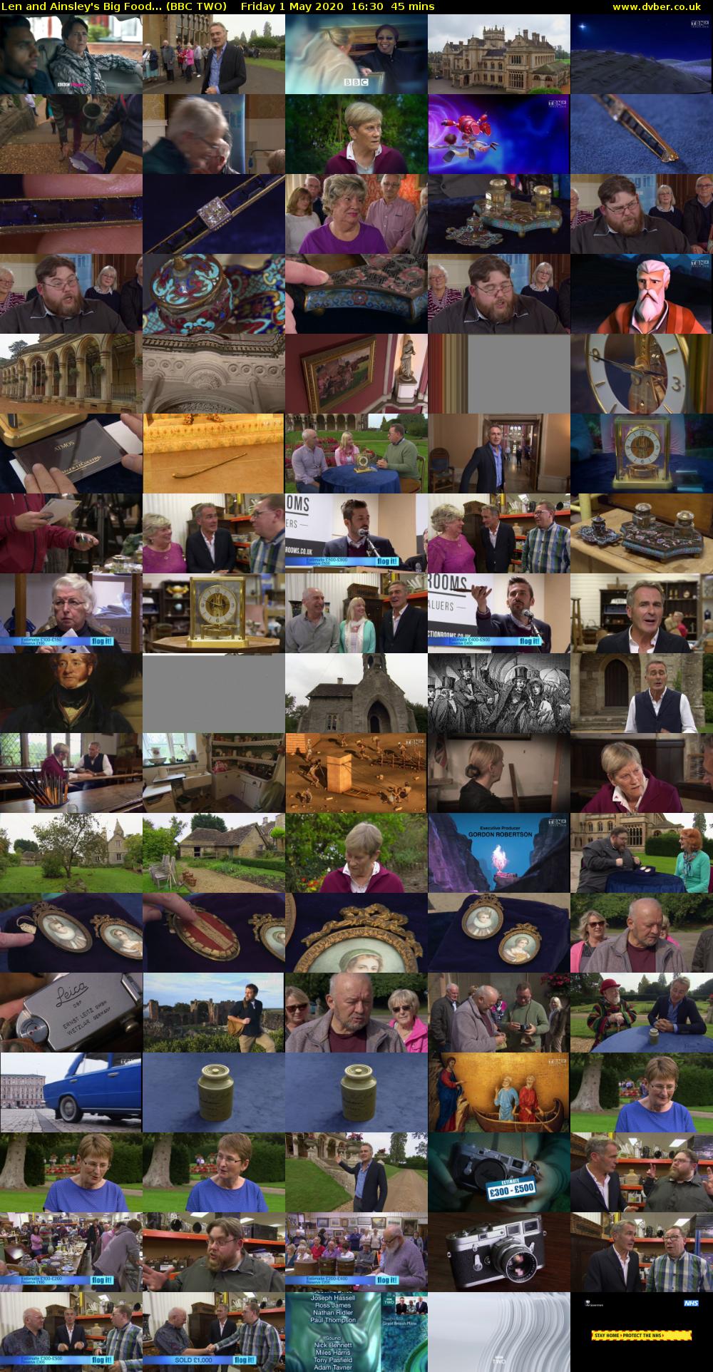 Len and Ainsley's Big Food... (BBC TWO) Friday 1 May 2020 16:30 - 17:15
