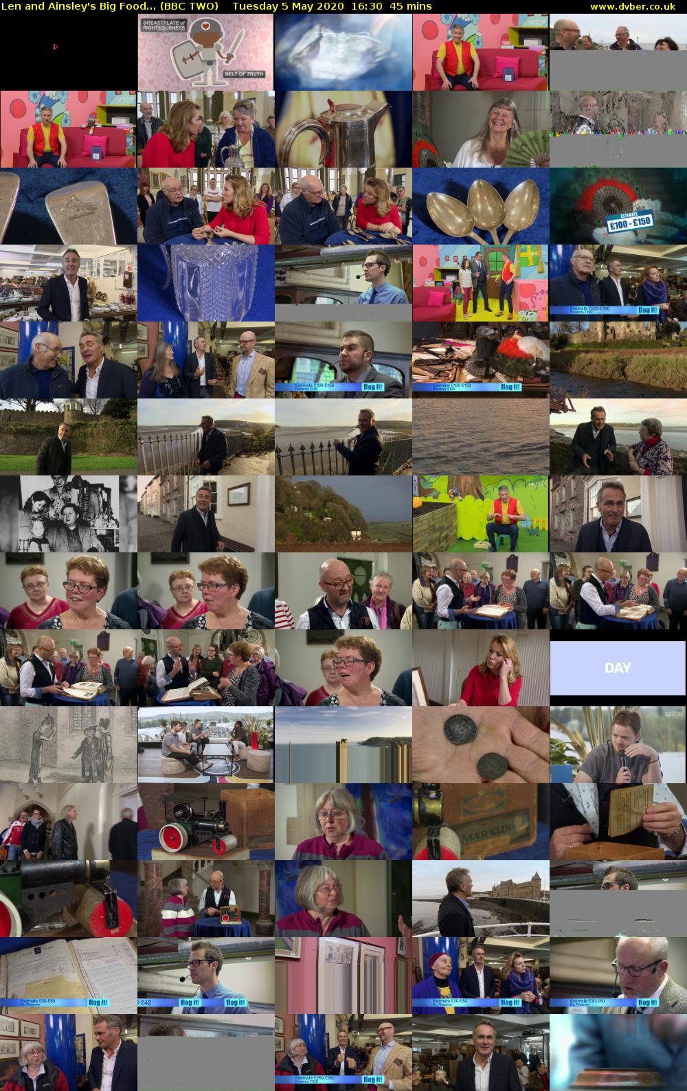 Len and Ainsley's Big Food... (BBC TWO) Tuesday 5 May 2020 16:30 - 17:15