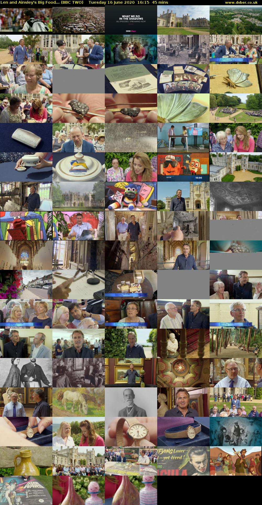 Len and Ainsley's Big Food... (BBC TWO) Tuesday 16 June 2020 16:15 - 17:00