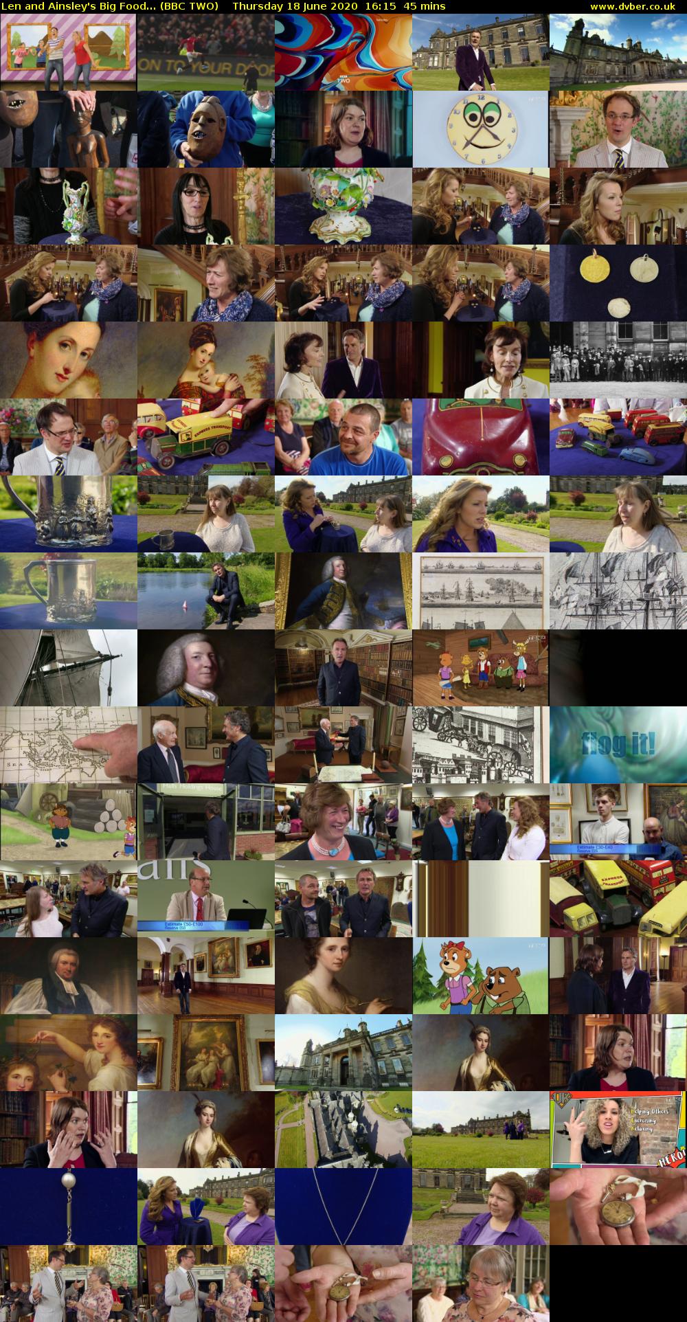 Len and Ainsley's Big Food... (BBC TWO) Thursday 18 June 2020 16:15 - 17:00