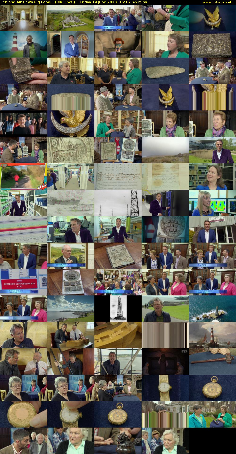 Len and Ainsley's Big Food... (BBC TWO) Friday 19 June 2020 16:15 - 17:00