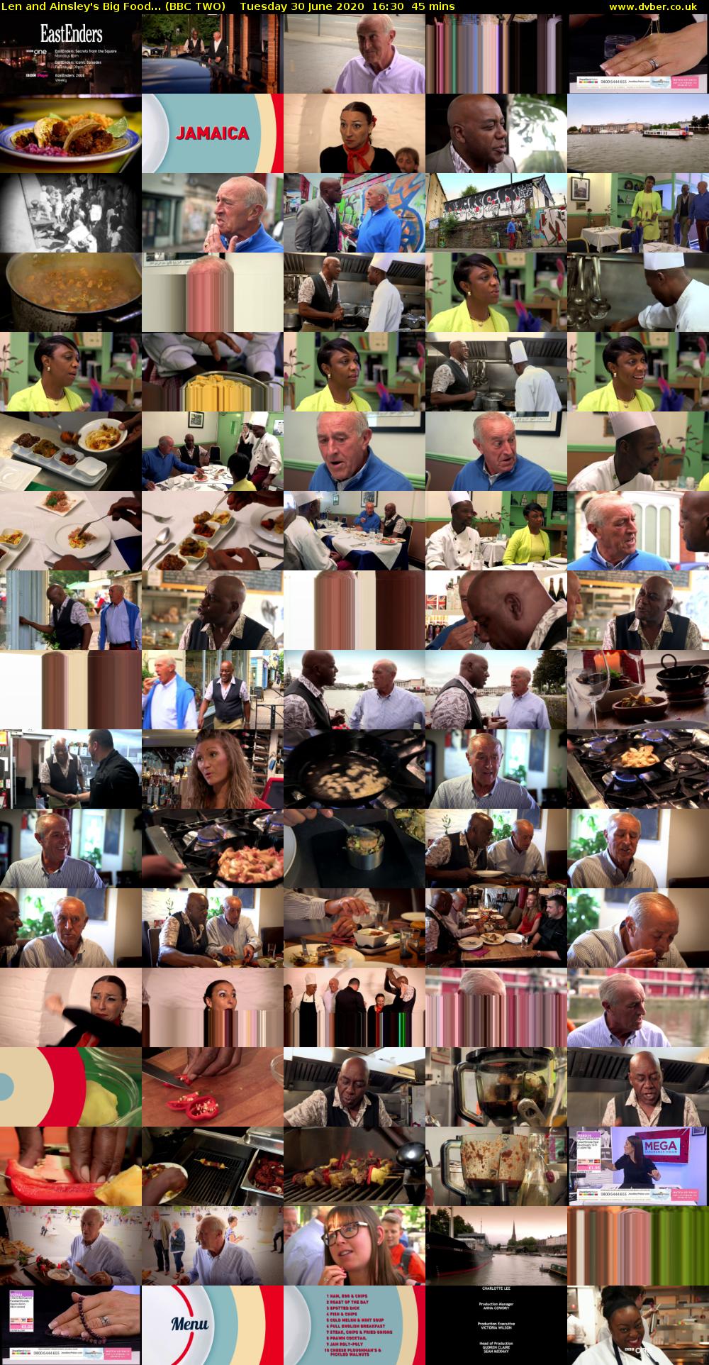 Len and Ainsley's Big Food... (BBC TWO) Tuesday 30 June 2020 16:30 - 17:15