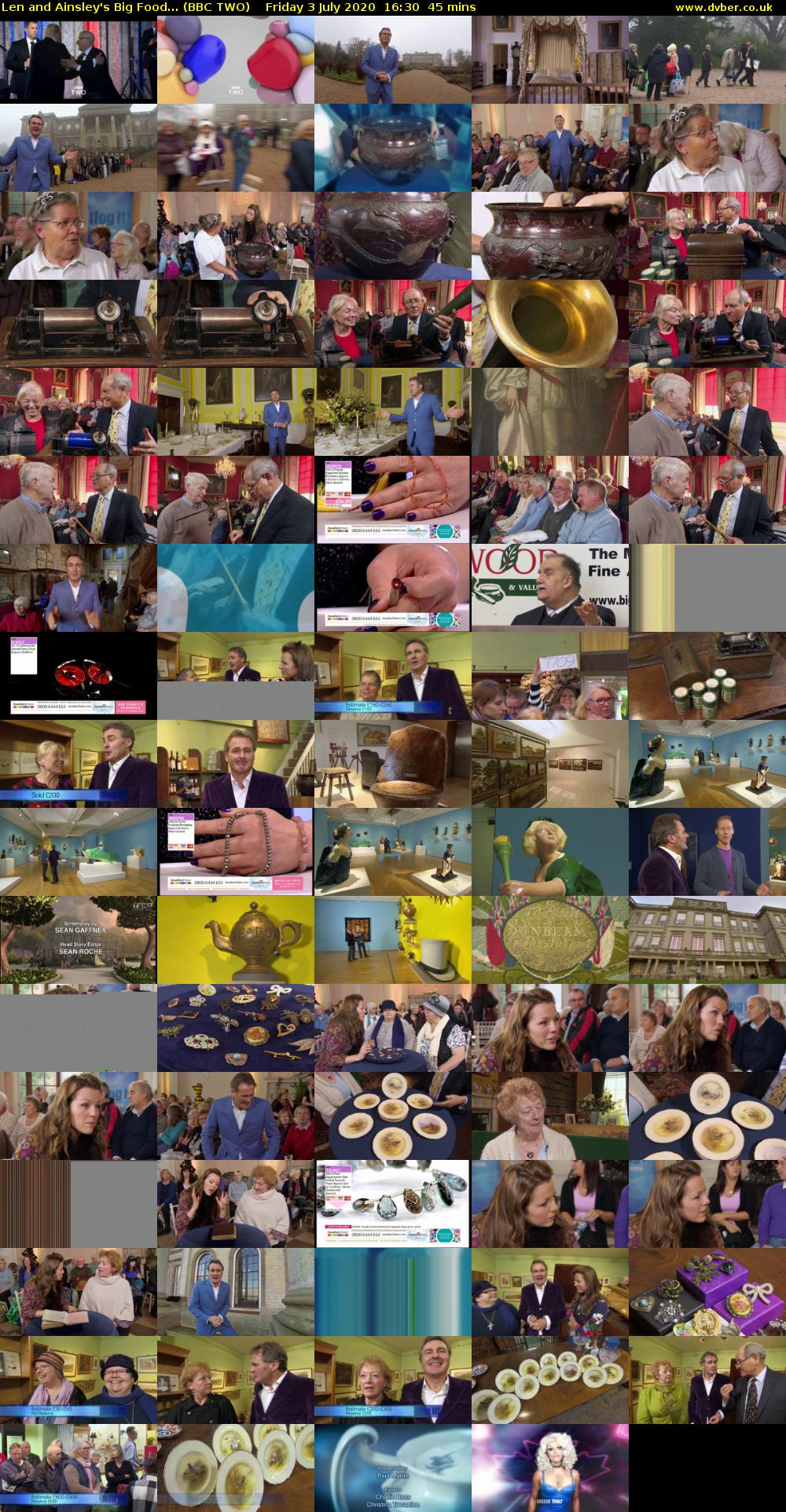 Len and Ainsley's Big Food... (BBC TWO) Friday 3 July 2020 16:30 - 17:15