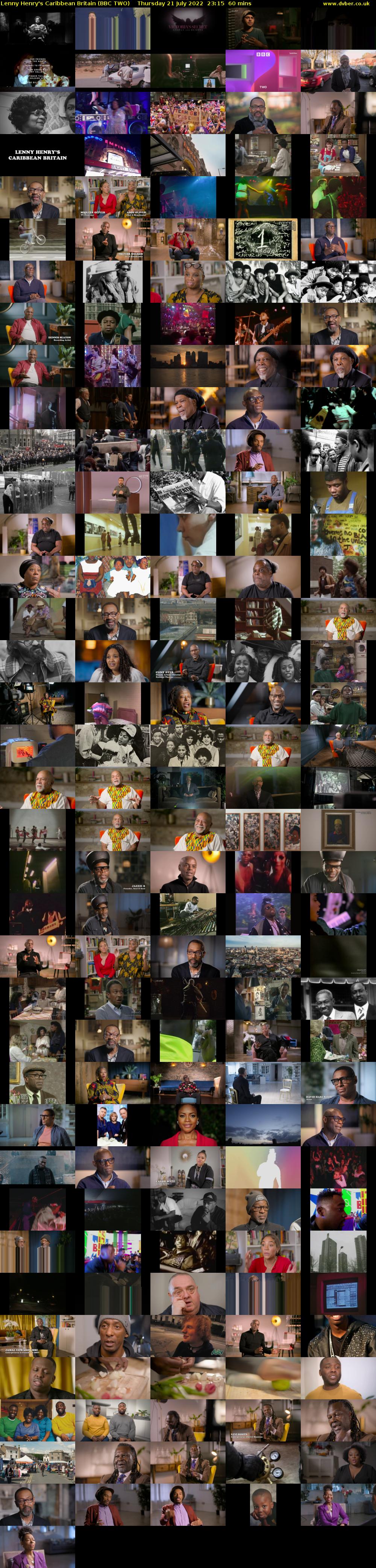 Lenny Henry's Caribbean Britain (BBC TWO) Thursday 21 July 2022 23:15 - 00:15