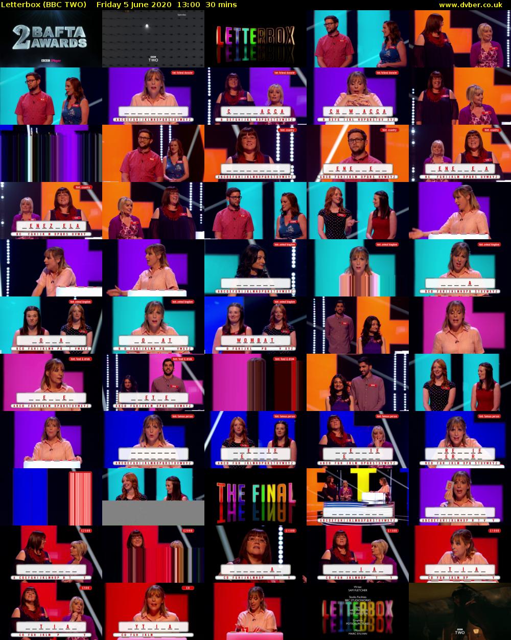 Letterbox (BBC TWO) Friday 5 June 2020 13:00 - 13:30