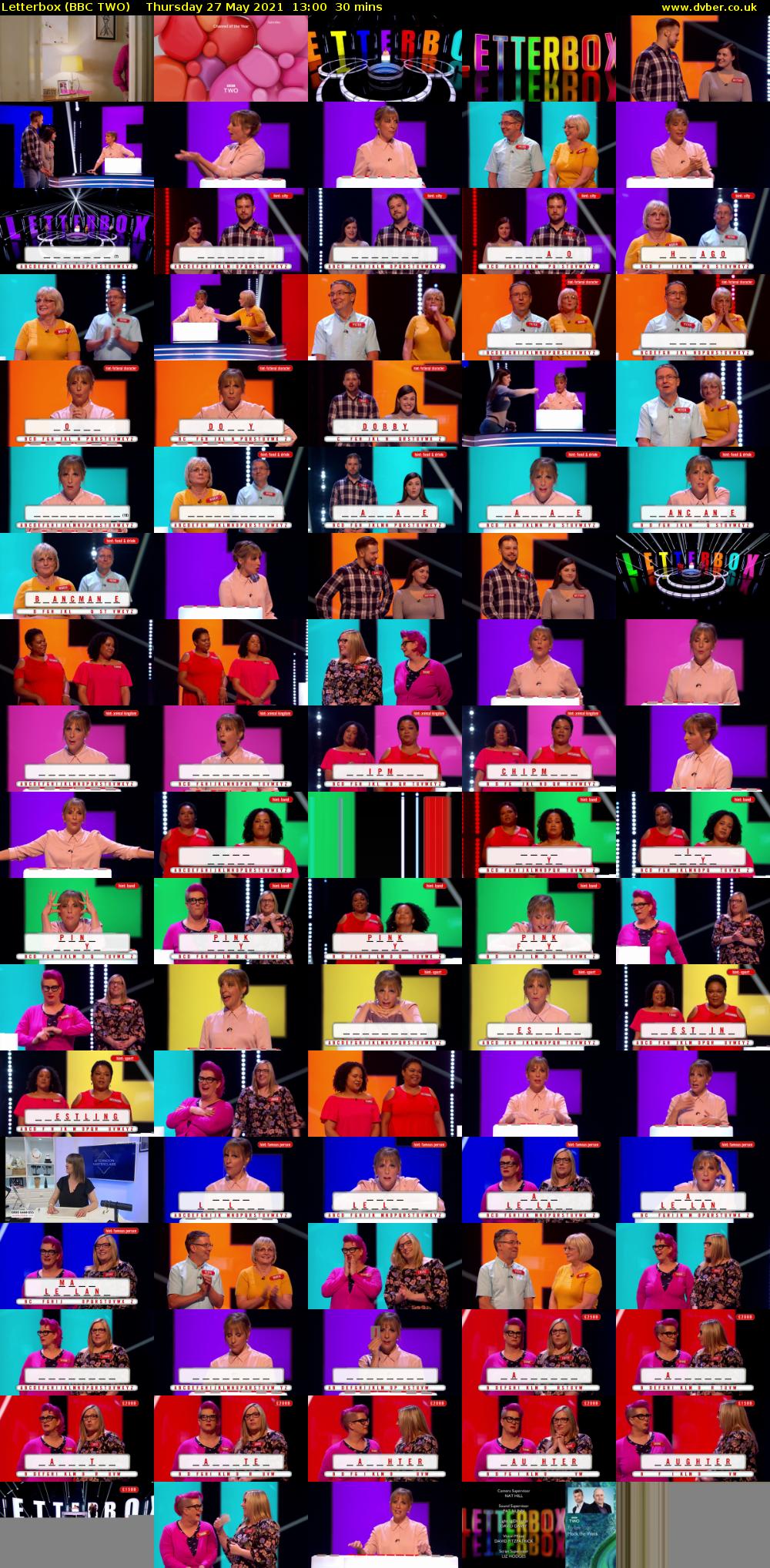 Letterbox (BBC TWO) Thursday 27 May 2021 13:00 - 13:30