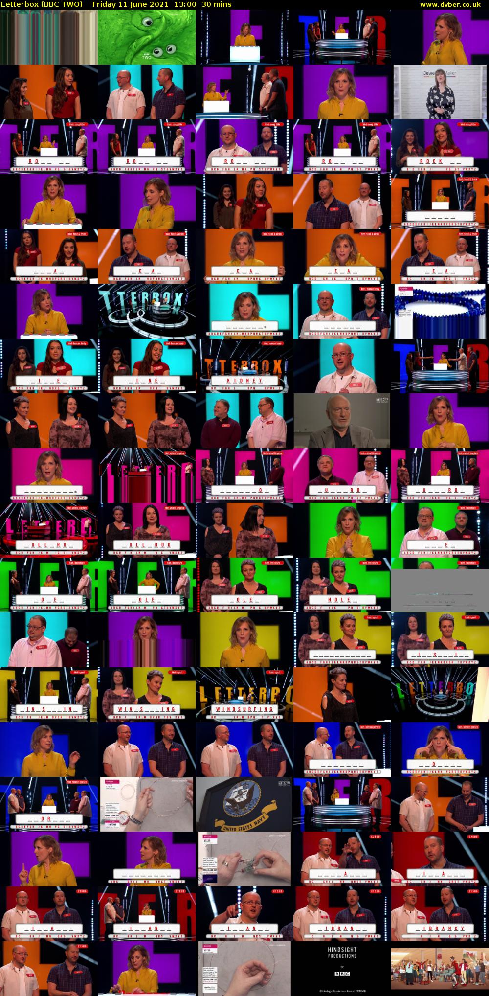 Letterbox (BBC TWO) Friday 11 June 2021 13:00 - 13:30