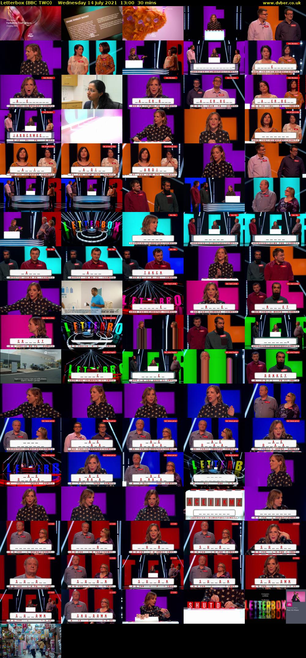 Letterbox (BBC TWO) Wednesday 14 July 2021 13:00 - 13:30
