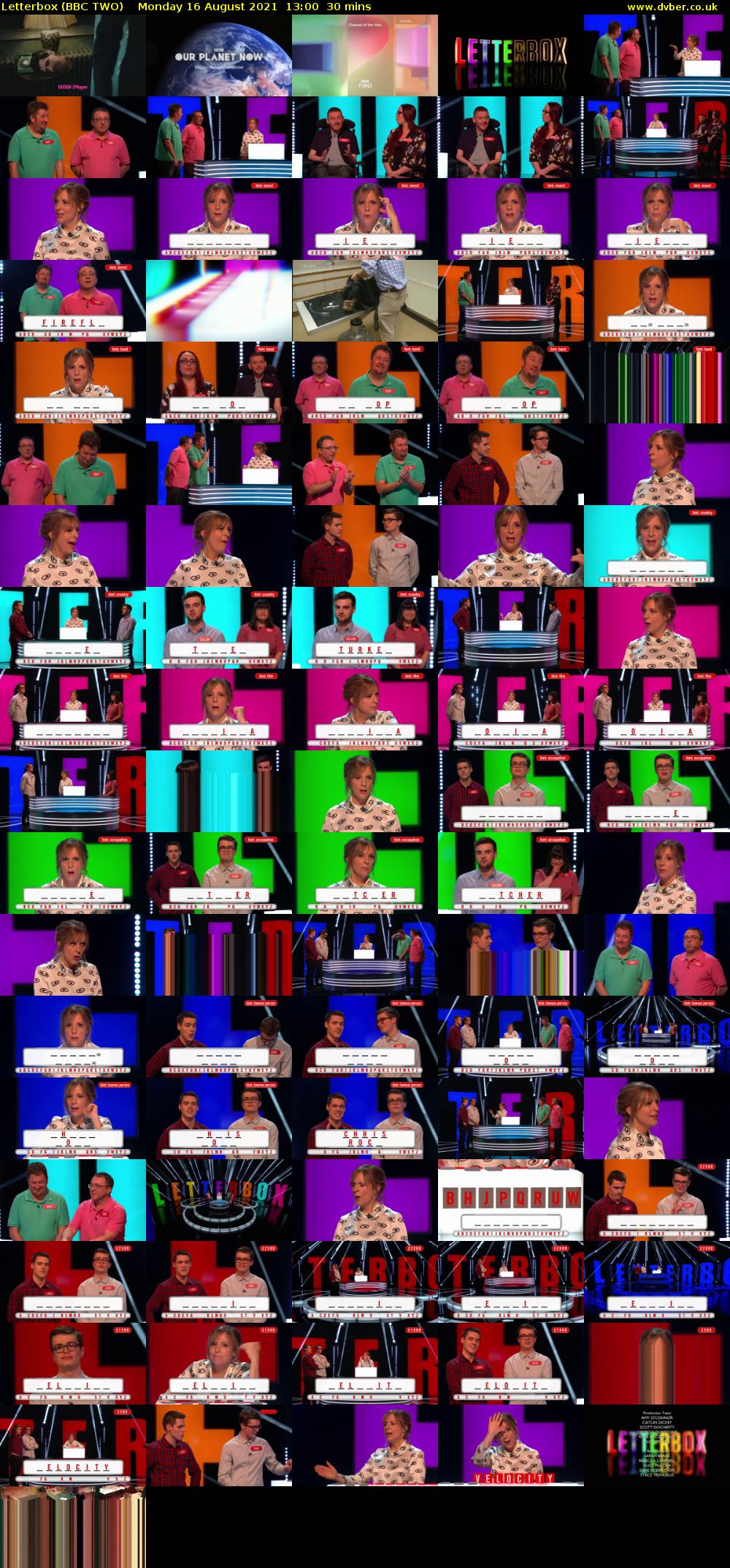 Letterbox (BBC TWO) Monday 16 August 2021 13:00 - 13:30