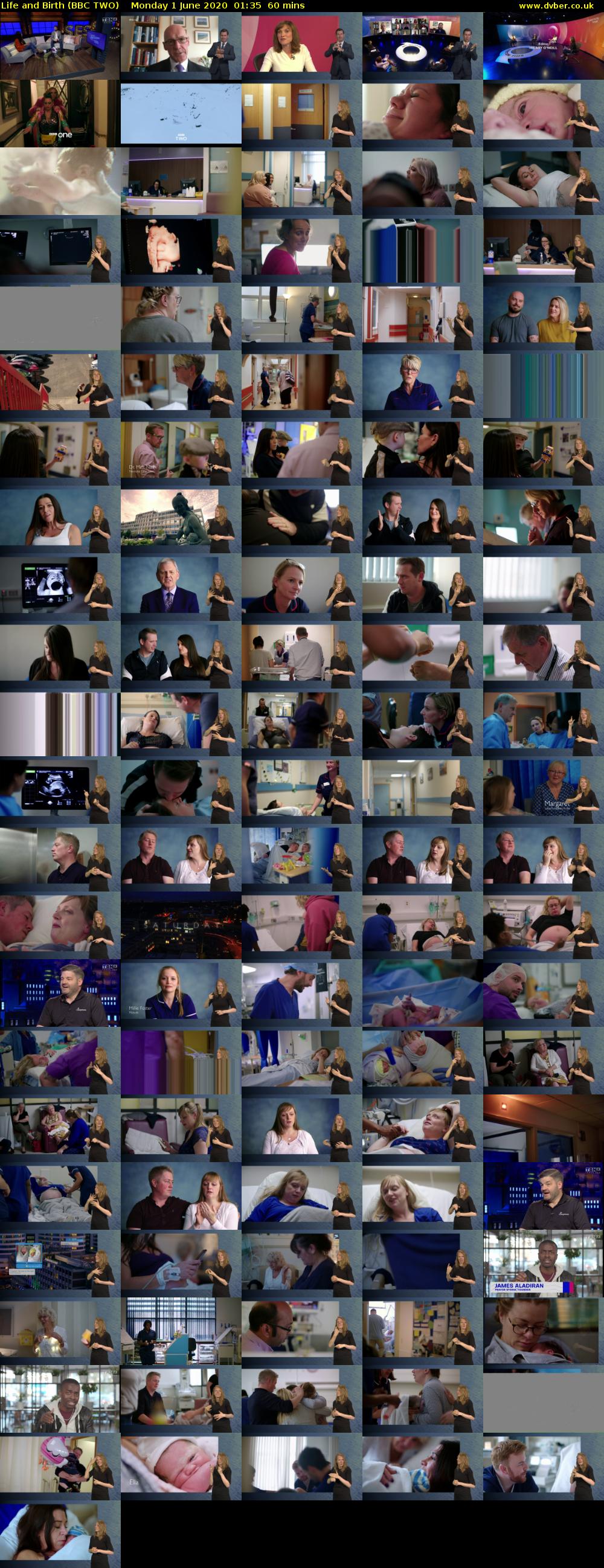 Life and Birth (BBC TWO) Monday 1 June 2020 01:35 - 02:35