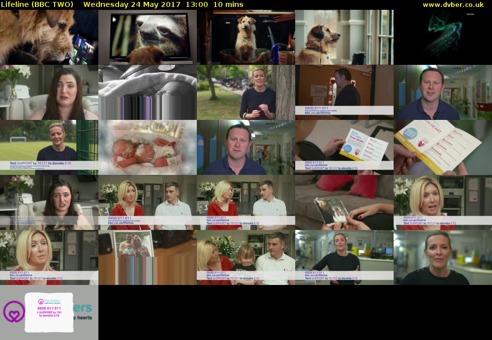 Lifeline (BBC TWO) Wednesday 24 May 2017 13:00 - 13:10