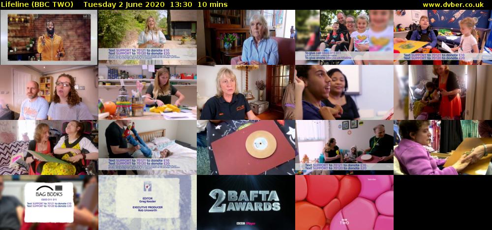 Lifeline (BBC TWO) Tuesday 2 June 2020 13:30 - 13:40