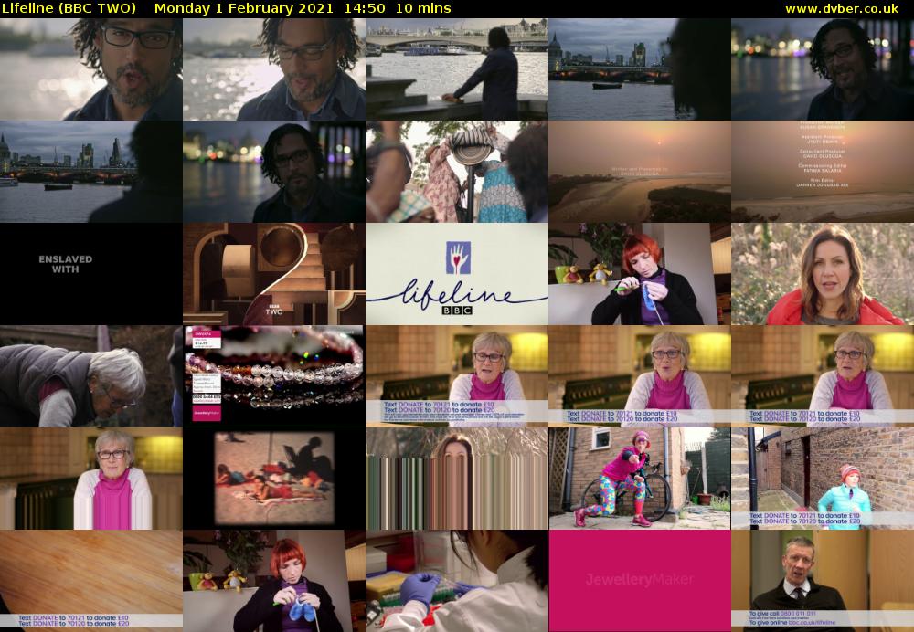 Lifeline (BBC TWO) Monday 1 February 2021 14:50 - 15:00