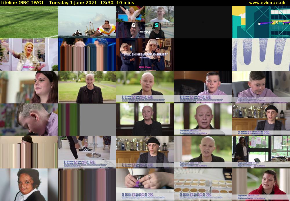 Lifeline (BBC TWO) Tuesday 1 June 2021 13:30 - 13:40