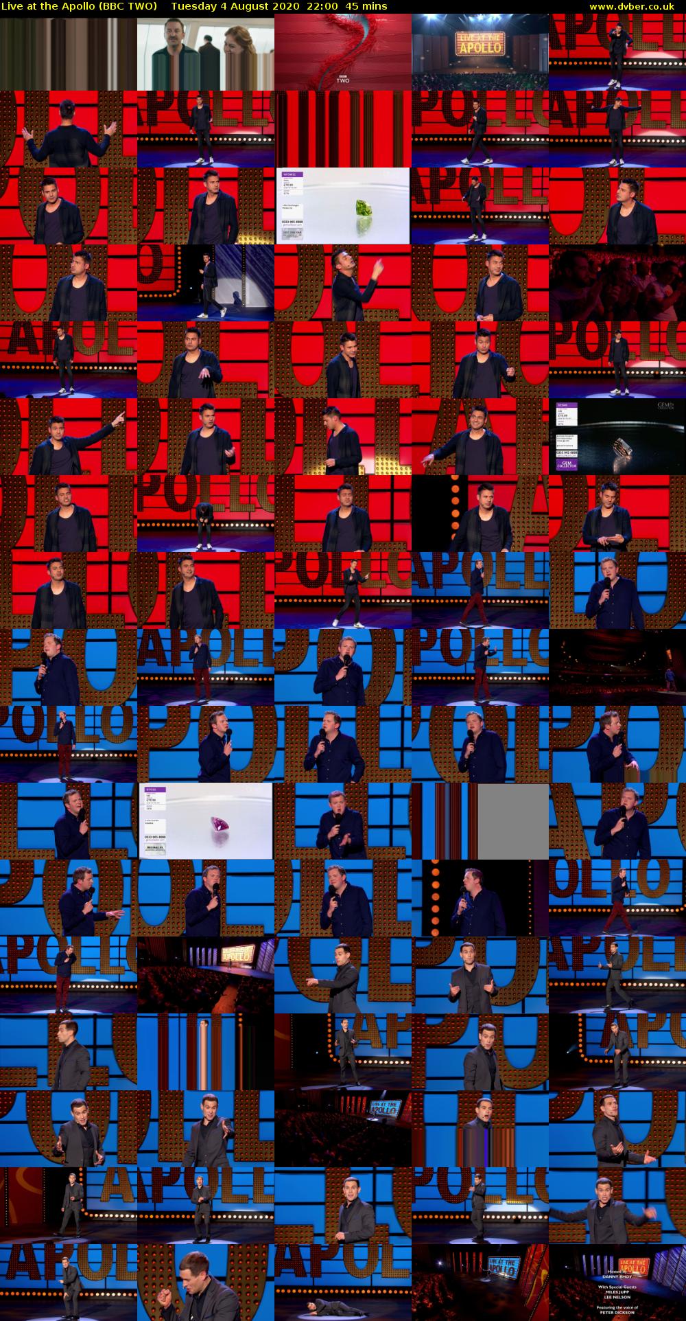 Live at the Apollo (BBC TWO) Tuesday 4 August 2020 22:00 - 22:45