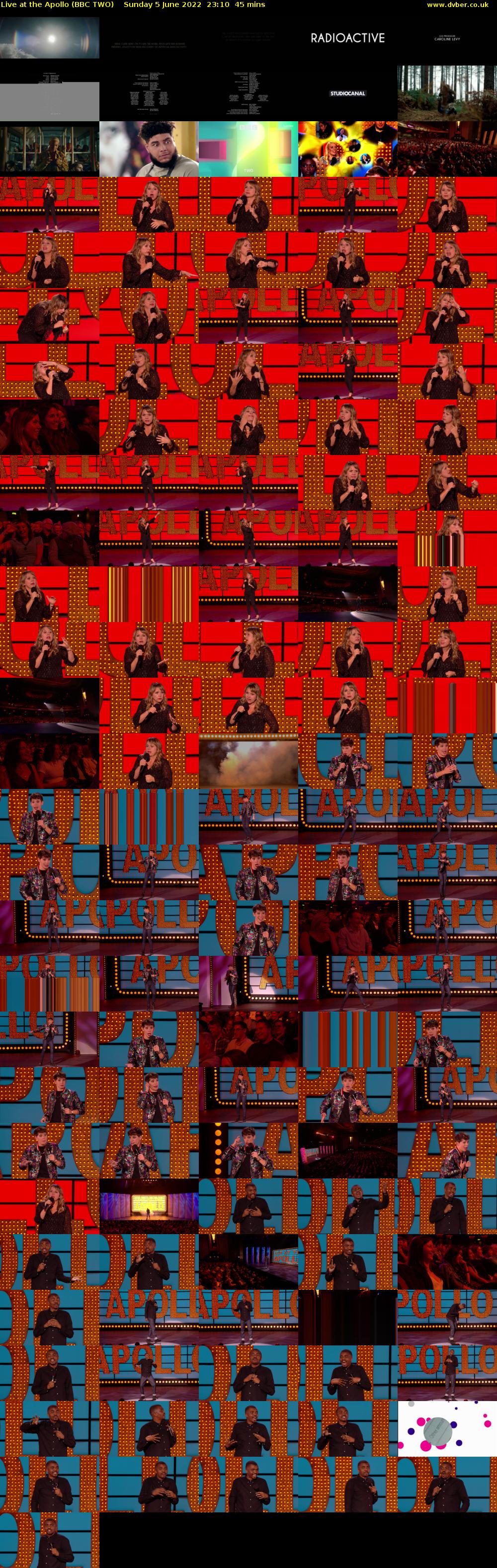 Live at the Apollo (BBC TWO) Sunday 5 June 2022 23:10 - 23:55