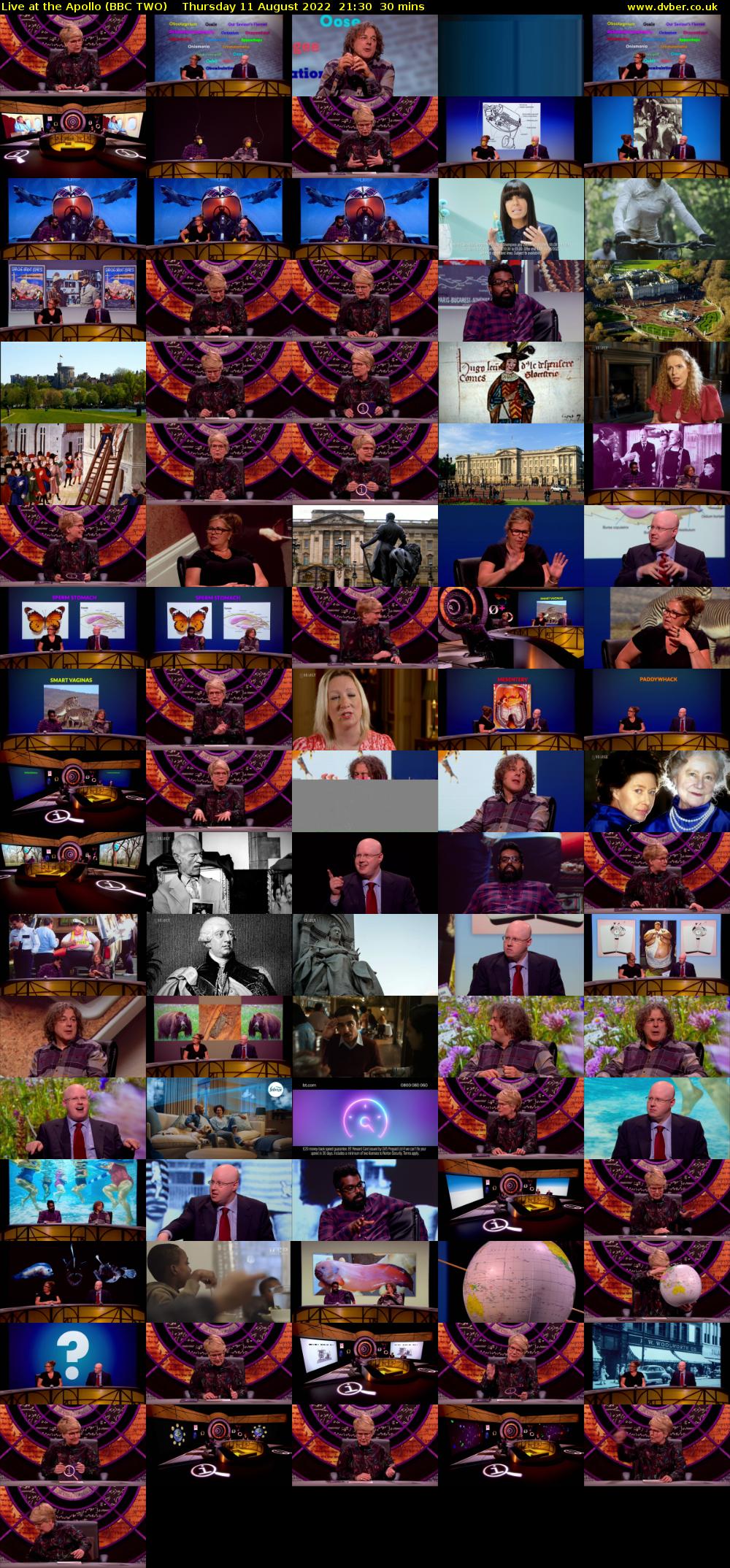 Live at the Apollo (BBC TWO) Thursday 11 August 2022 21:30 - 22:00