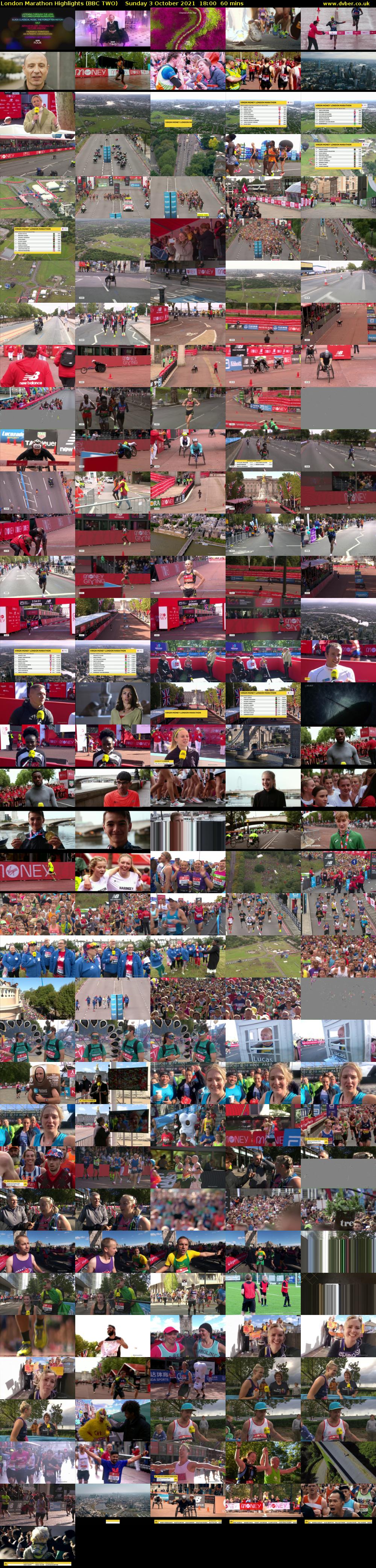 London Marathon Highlights (BBC TWO) Sunday 3 October 2021 18:00 - 19:00