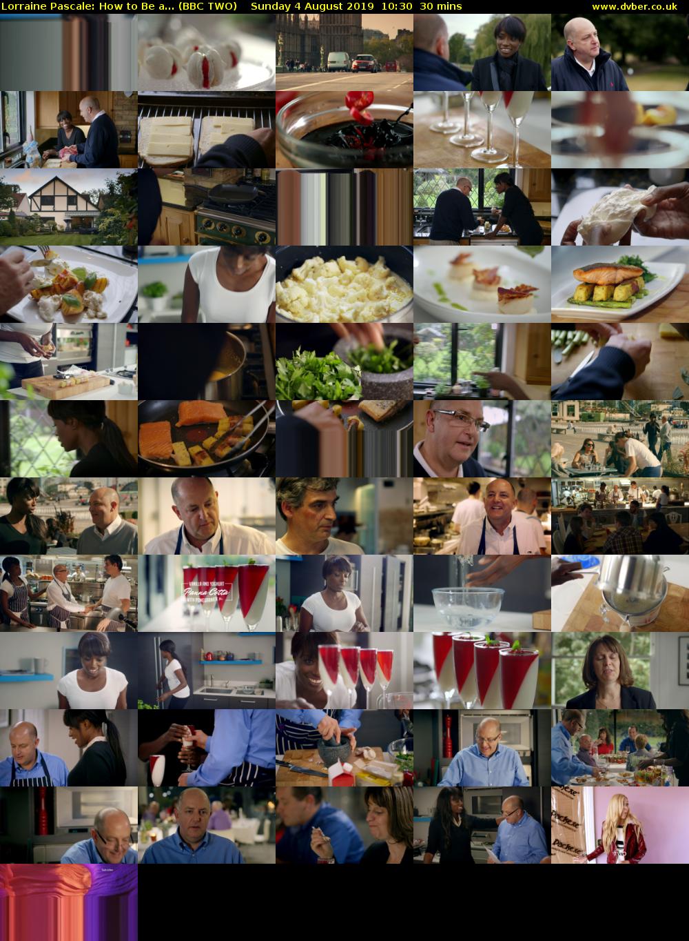 Lorraine Pascale: How to Be a... (BBC TWO) Sunday 4 August 2019 10:30 - 11:00