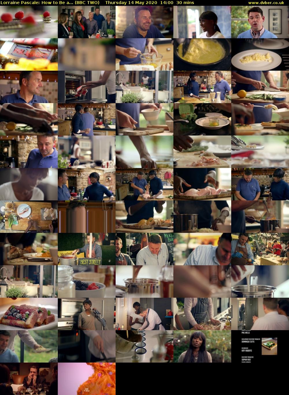 Lorraine Pascale: How to Be a... (BBC TWO) Thursday 14 May 2020 14:00 - 14:30