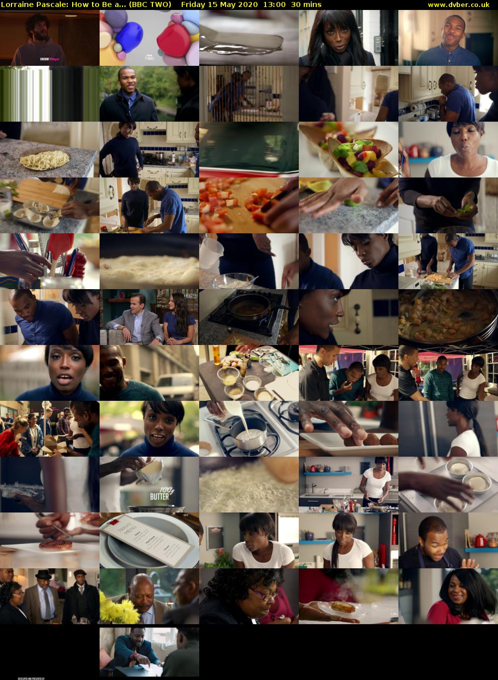 Lorraine Pascale: How to Be a... (BBC TWO) Friday 15 May 2020 13:00 - 13:30