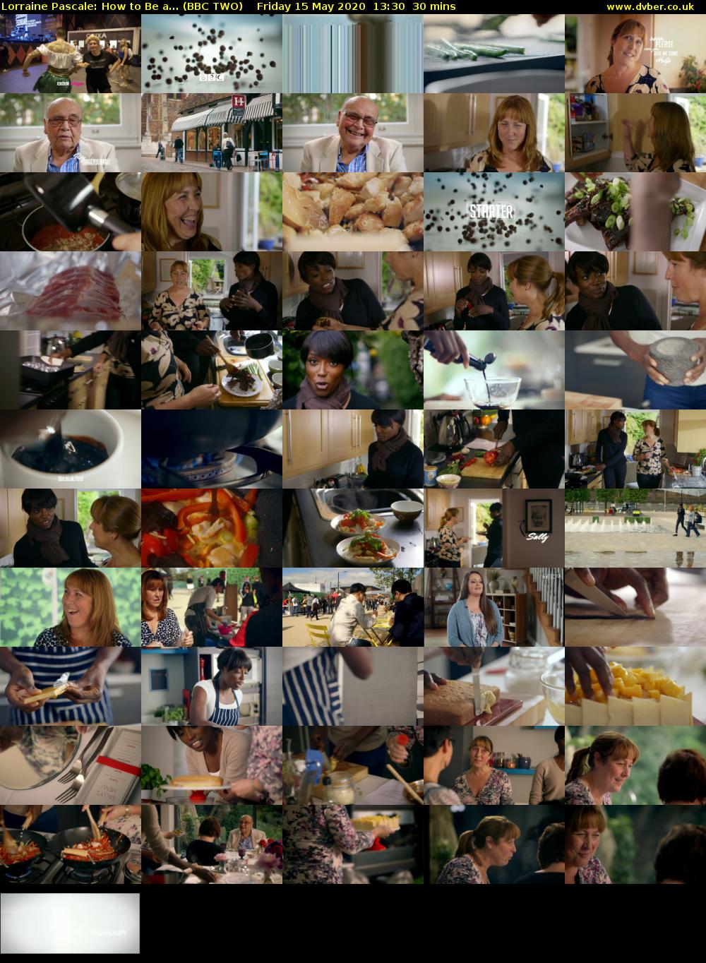 Lorraine Pascale: How to Be a... (BBC TWO) Friday 15 May 2020 13:30 - 14:00