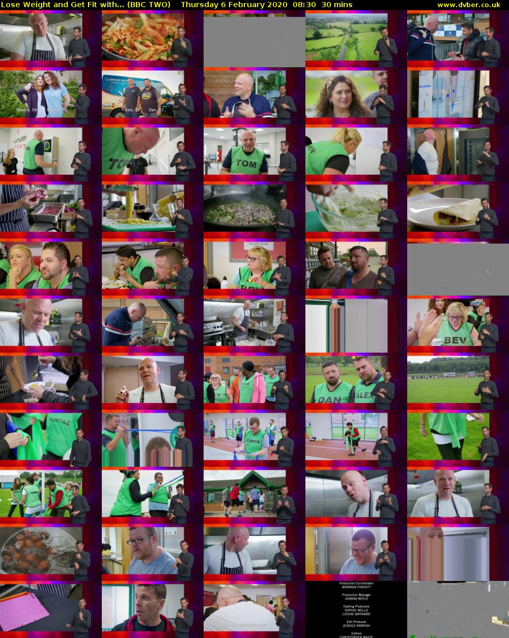 Lose Weight and Get Fit with... (BBC TWO) Thursday 6 February 2020 08:30 - 09:00