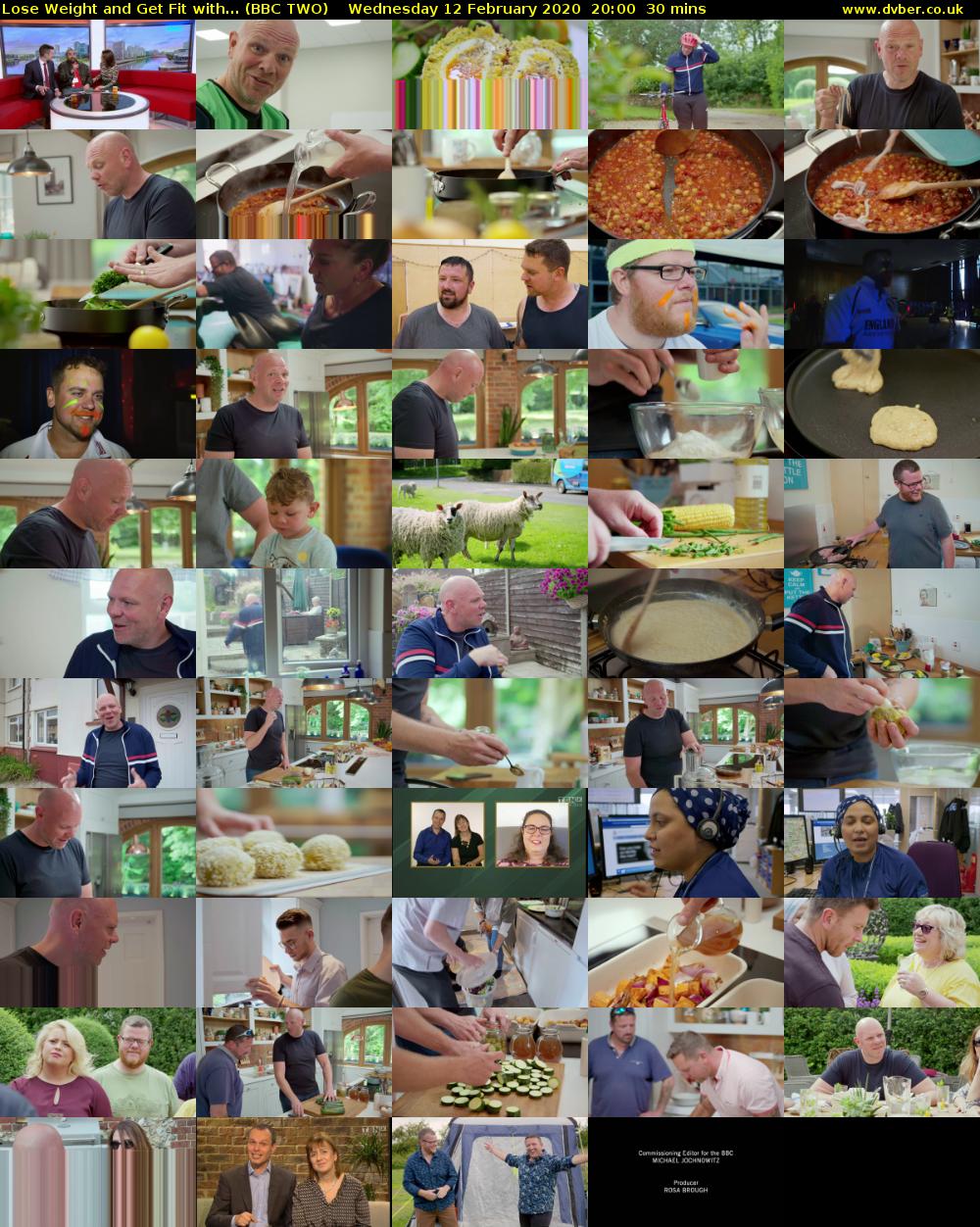 Lose Weight and Get Fit with... (BBC TWO) Wednesday 12 February 2020 20:00 - 20:30