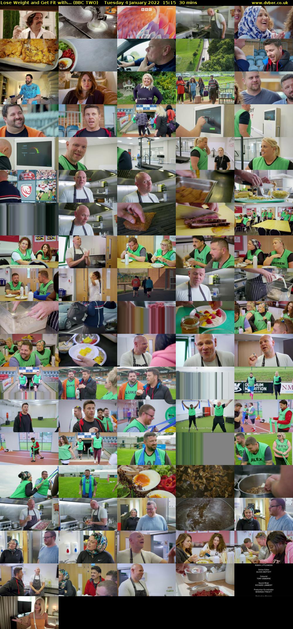 Lose Weight and Get Fit with... (BBC TWO) Tuesday 4 January 2022 15:15 - 15:45