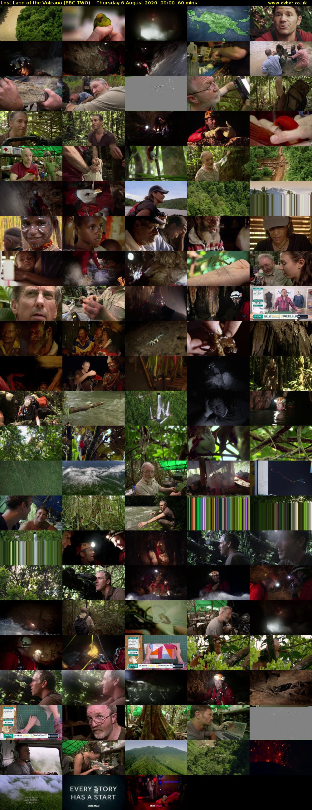 Lost Land of the Volcano (BBC TWO) Thursday 6 August 2020 09:00 - 10:00