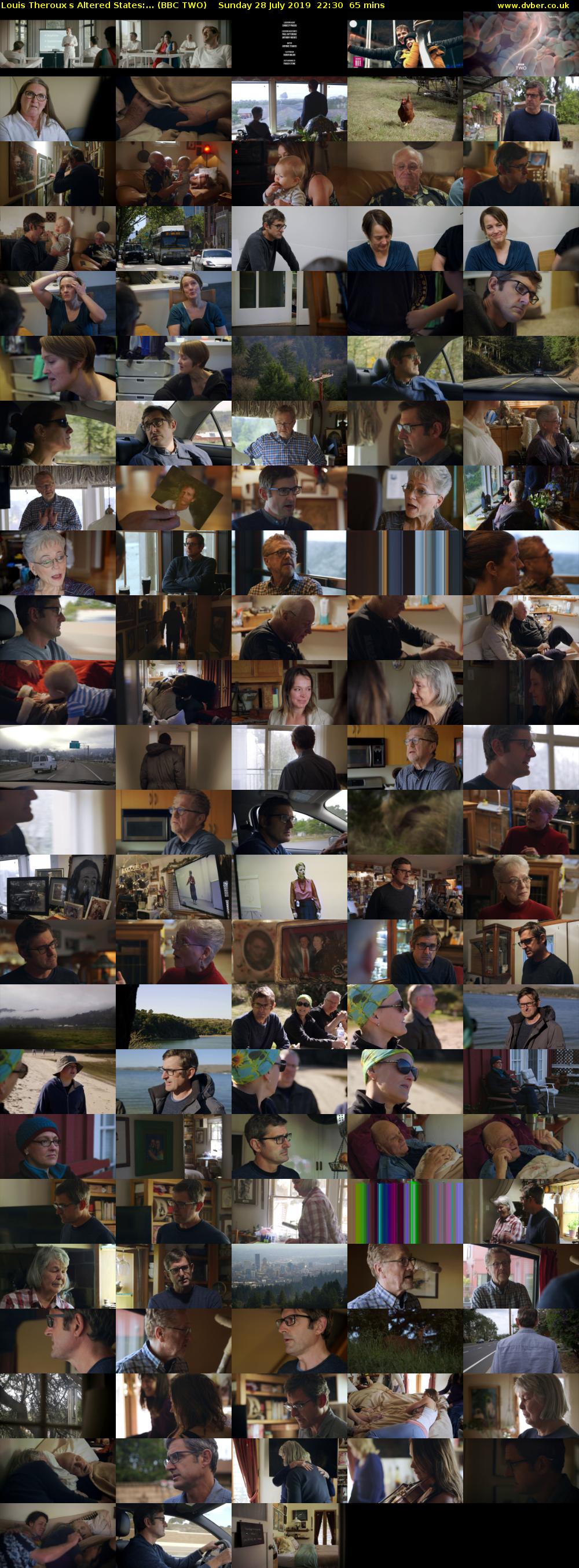 Louis Therouxs Altered States:... (BBC TWO) Sunday 28 July 2019 22:30 - 23:35