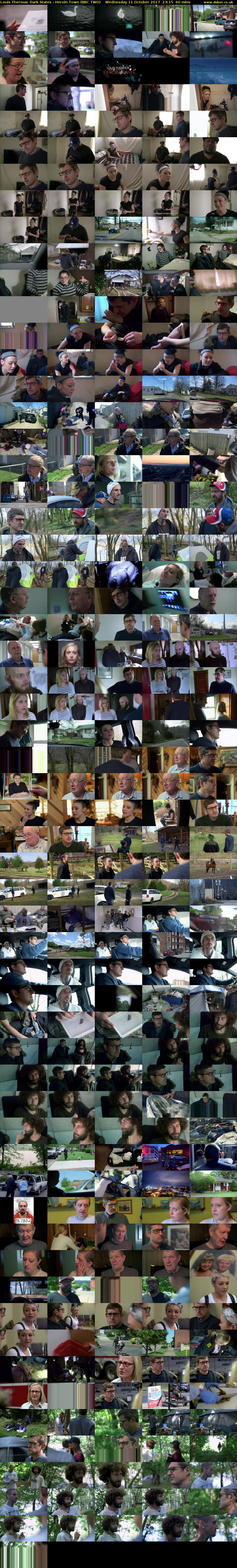 Louis Theroux: Dark States - Heroin Town (BBC TWO) Wednesday 11 October 2017 23:15 - 00:15