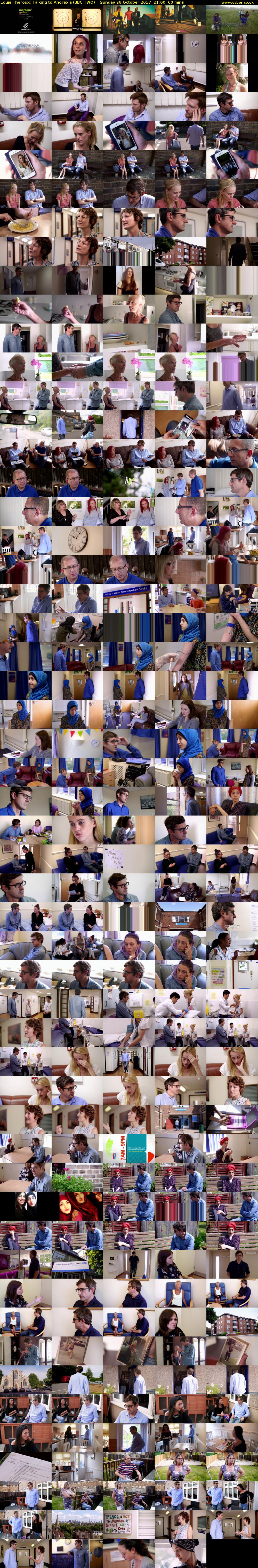 Louis Theroux: Talking to Anorexia (BBC TWO) Sunday 29 October 2017 21:00 - 22:00