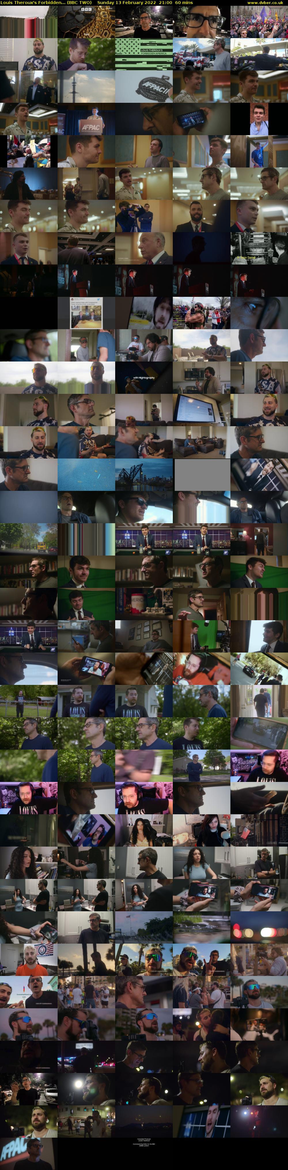 Louis Theroux's Forbidden... (BBC TWO) Sunday 13 February 2022 21:00 - 22:00