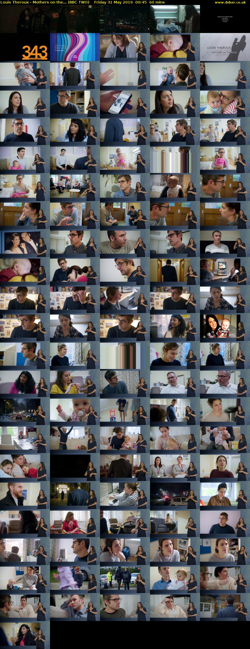 Louis Theroux - Mothers on the... (BBC TWO) Friday 31 May 2019 00:45 - 01:45