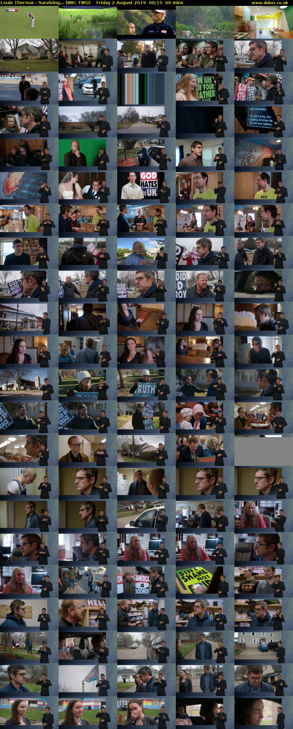 Louis Theroux - Surviving... (BBC TWO) Friday 2 August 2019 00:15 - 01:15