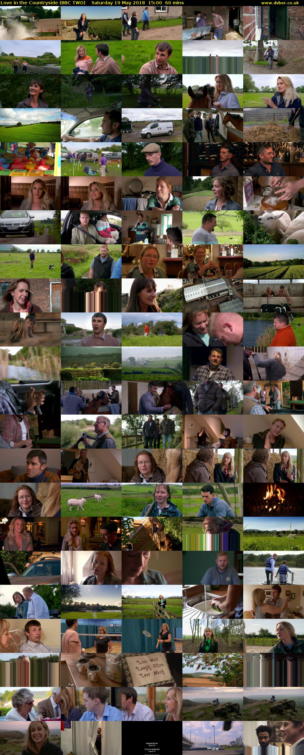 Love in the Countryside (BBC TWO) Saturday 19 May 2018 15:00 - 16:00