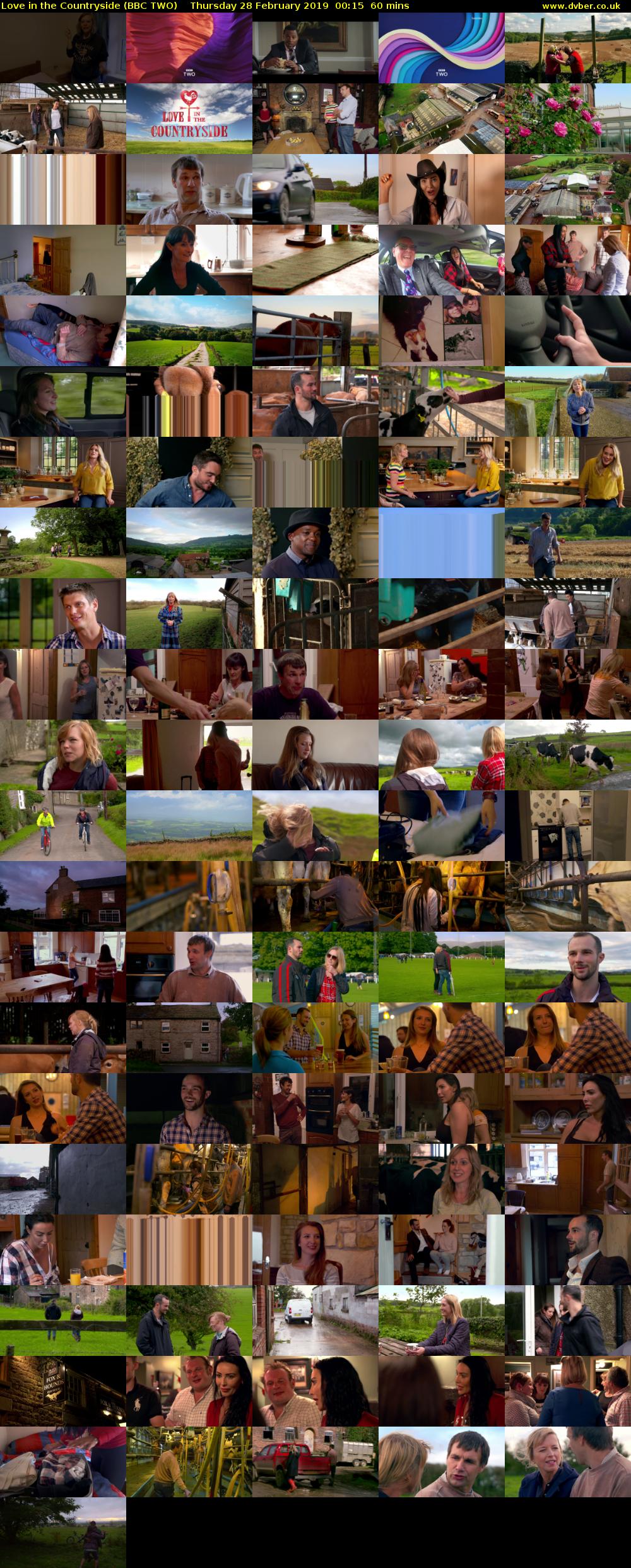 Love in the Countryside (BBC TWO) Thursday 28 February 2019 00:15 - 01:15