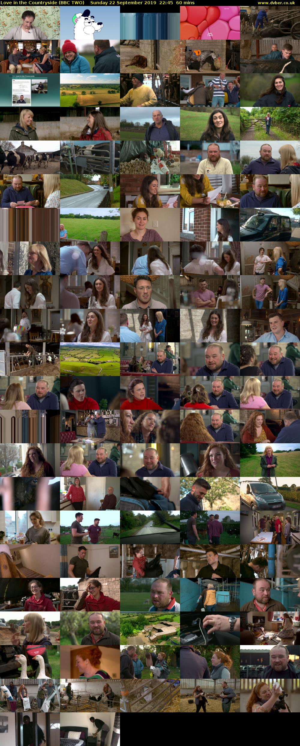 Love in the Countryside (BBC TWO) Sunday 22 September 2019 22:45 - 23:45