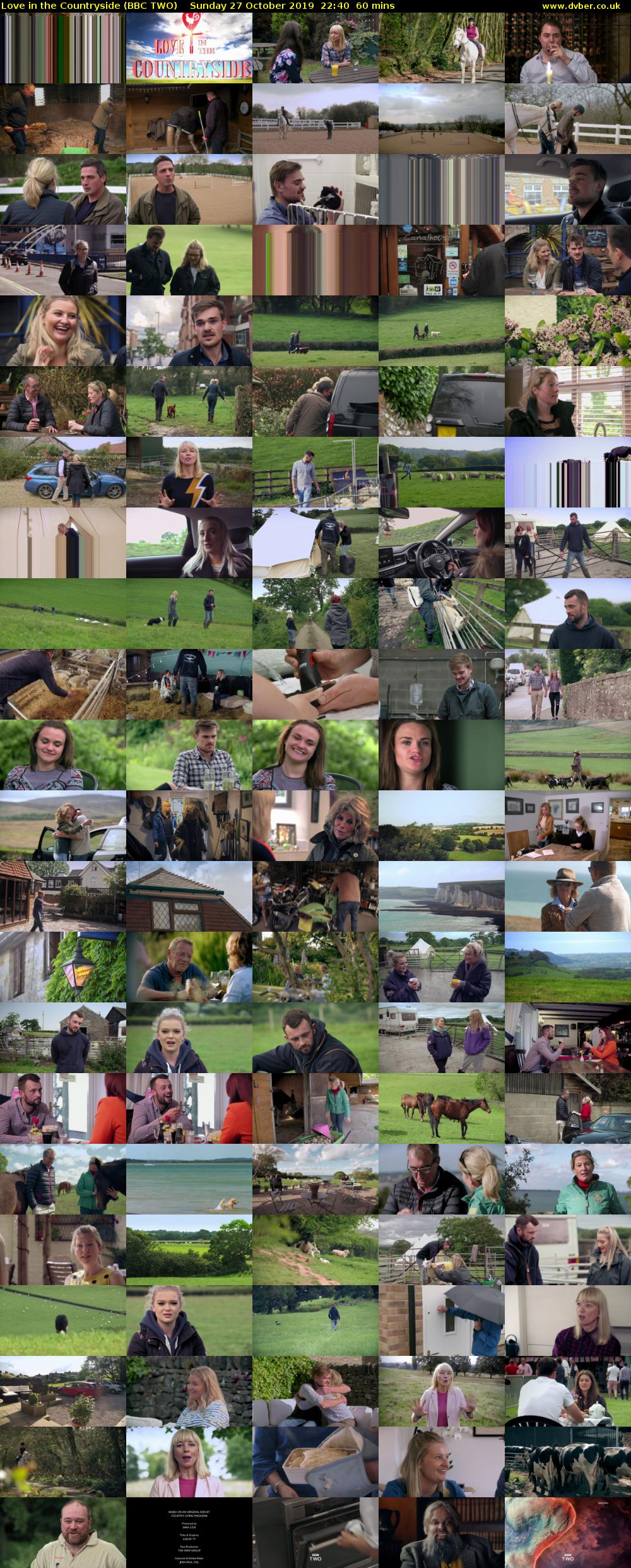 Love in the Countryside (BBC TWO) Sunday 27 October 2019 22:40 - 23:40