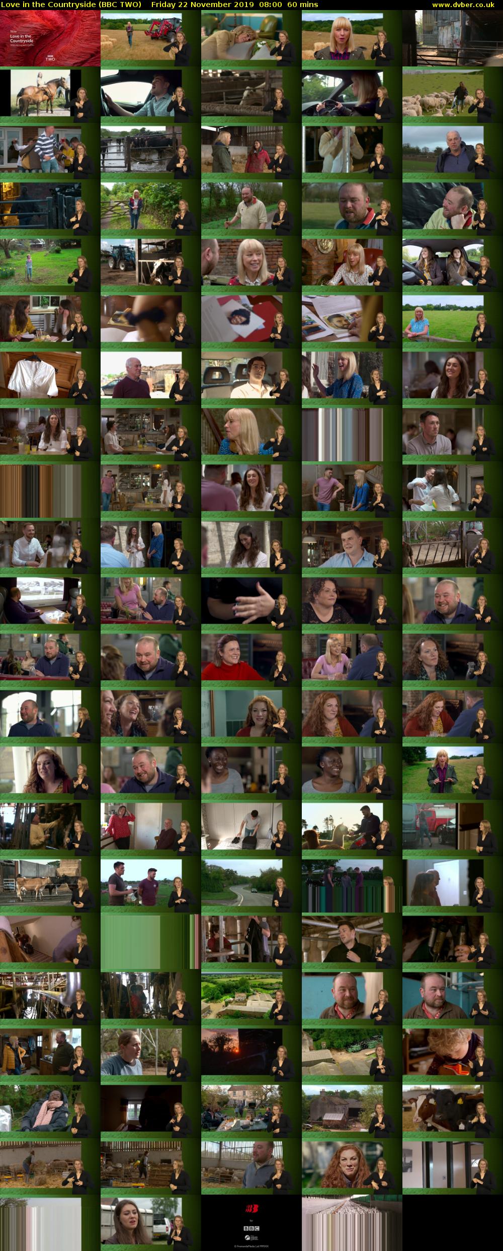 Love in the Countryside (BBC TWO) Friday 22 November 2019 08:00 - 09:00