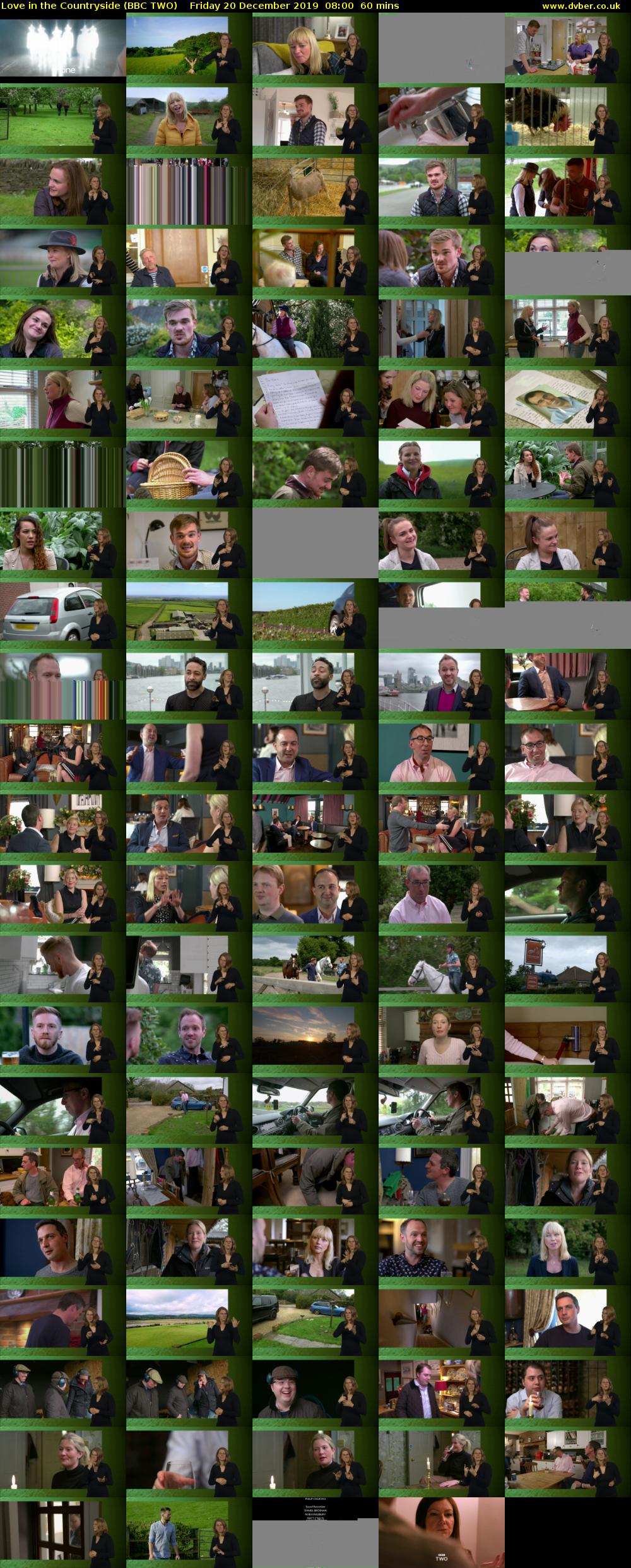 Love in the Countryside (BBC TWO) Friday 20 December 2019 08:00 - 09:00