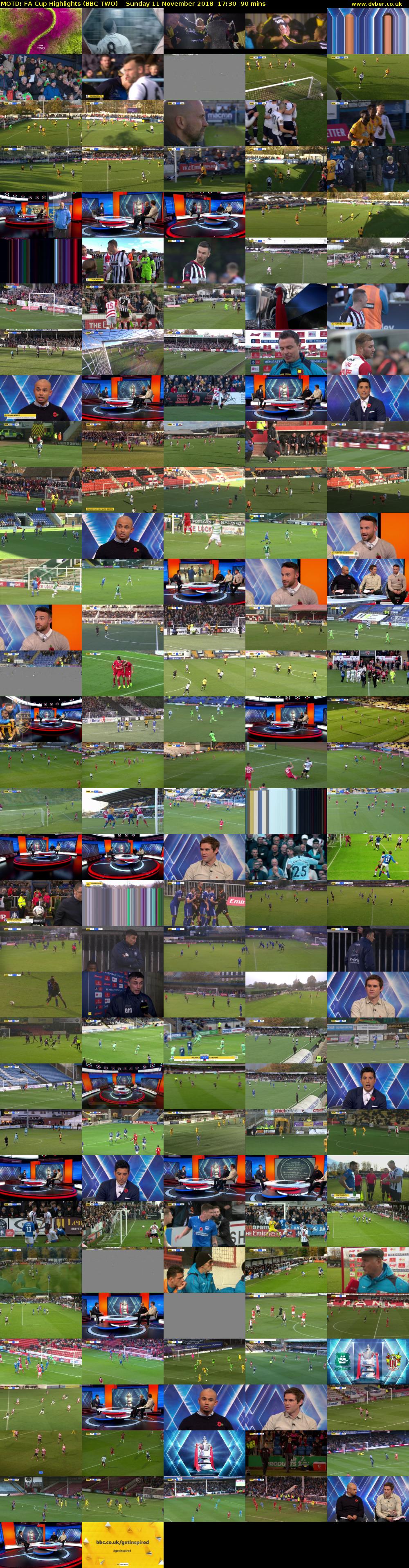 MOTD: FA Cup Highlights (BBC TWO) Sunday 11 November 2018 17:30 - 19:00