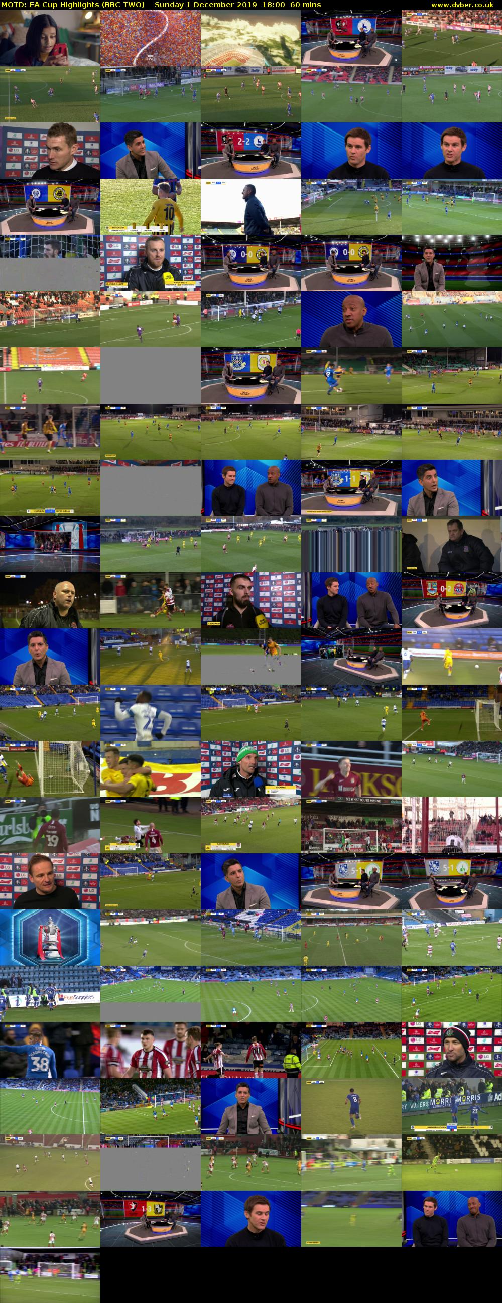 MOTD: FA Cup Highlights (BBC TWO) Sunday 1 December 2019 18:00 - 19:00