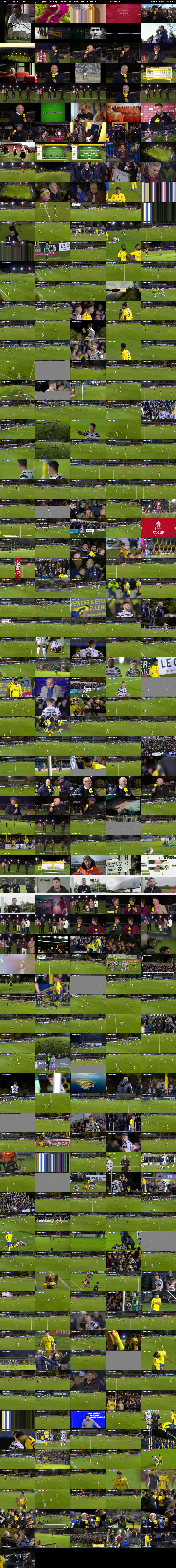 MOTD Live: St Albans City v... (BBC TWO) Sunday 7 November 2021 17:00 - 19:15